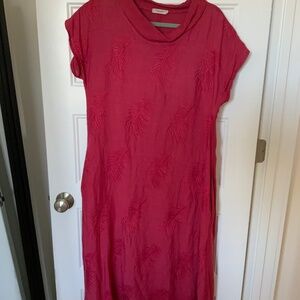 Red Linen dress